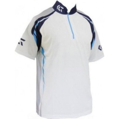 Рыболовная рубашка DAIWA Polo long sleeve Wicksensor DE-7604 White 2XL